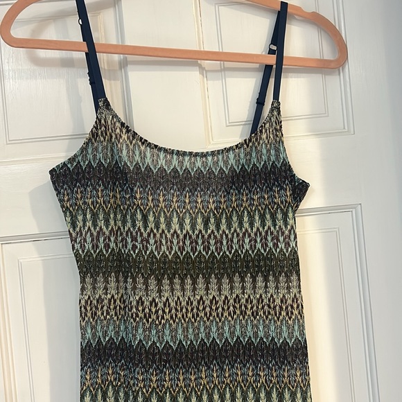 Free People Missoni Print Fabric Long Cami Top-M - Picture 2 of 7